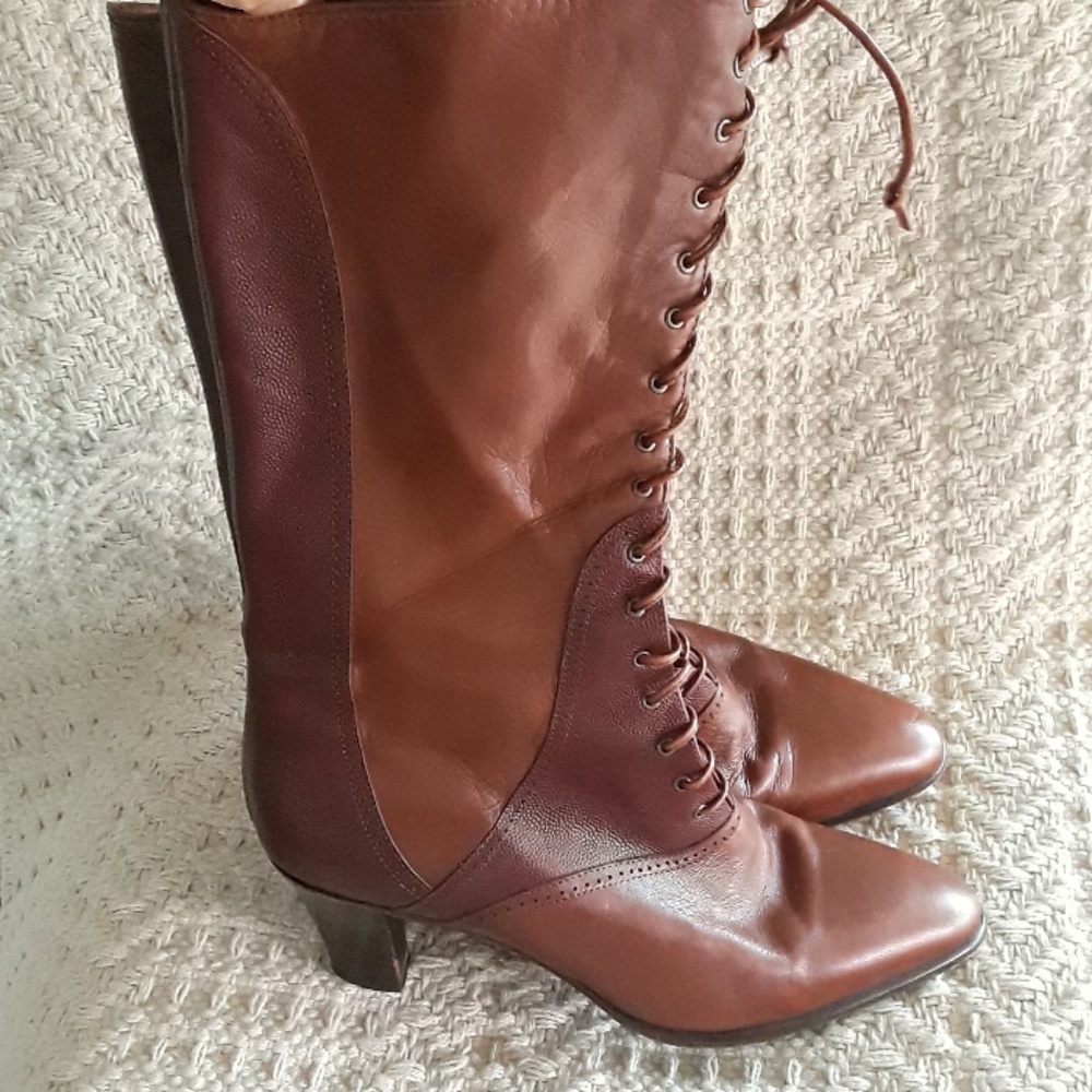 Salmaso Lace Up Boots Size 38 1/2